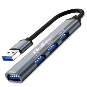USB Hub 4v1 USB 3.0 + 3x USB 2.0 / USB hub / 4 porty (53793)