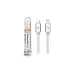 Aligator Dátový kábel TUBA 30W / USB-C/Lightning 1m biely (DAKT013)