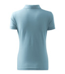 Bavlnené dámske polo tričko sky blue M