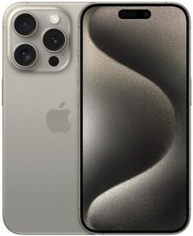 Apple iPhone 15 Pro 1TB Titánová prírodná / EU distribúcia / 6.1" / 1TB / iOS17.3 (MTVF3)