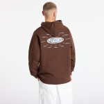 Mikina PLEASURES Overview Hoodie Brown L
