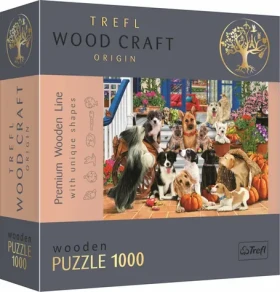 Trefl Wood Craft Origin - Puzzle - Psie priateľstvo