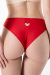 Nohavičky Heart Simple Brasil Red - Julimex XL