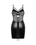 Dámska zvodná košieľka Dominna chemise black - Obsessive S/M