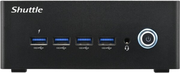 Shuttle SHUTTLE XPC Nano NT10H5 Barebone Intel Core Ultra 5 125H 2xSODIMM 1xM.2
