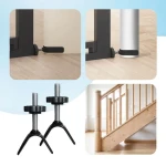 SIPO Adaptér Y k bezpečnostným zábranám čierna / Set 2 ks / Pre okrúhle schodiská / Závit M8
