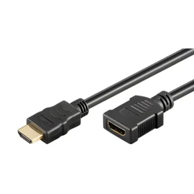 Neutralle HDMI predlžovací kábel čierna / Predlžovací kábel / HDMI samec - HDMI samica / HDMI 2.0 / 5m