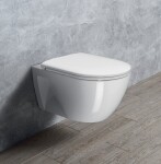 GSI - PURA ECO závesná WC misa, Swirlflush, 36x55cm, biela ExtraGlaze 880711