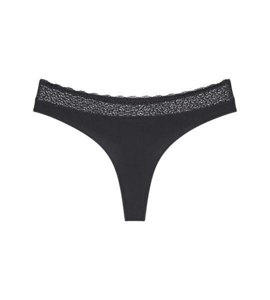 Dámske tangá Feel of Modal String 2P - BLACK - black 0004 - TRIUMPH BLACK L