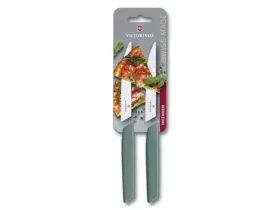VICTORINOX Swiss Modern Sada 2 steakových nožov šalviovo zelená (6.9006.12W43B)