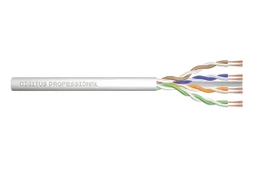 Digitus CAT 6A U/UTP sivá / Inštalačný kábel / lanko AWG26/7 / LSZH / 305m (DK-1613-A-P-305)