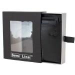 Peňaženka Semiline RFID P8267-0 Black 11,5 cm x 9,5 cm x 2 cm