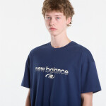 Tričko New Balance Trackside T-Shirt Nb Navy L