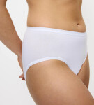SENSE OF COTTON - Bezšvové midi nohavičky z organickej bavlny Triumph WHITE 42