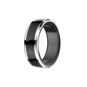CUBE1 SMART Ring veľ. 8 (18.4mm) čierna / Chytrý prsteň / Bluetooth 5.1 / 5ATM