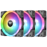 Thermaltake SWAFAN EX14 RGB sivá 3ks / Ventilátor / 140 mm / Hydraulic Bearing / 2000 RPM @ 38.8 dB / 81.6 CFM (CL-F144-PL14SW-A)