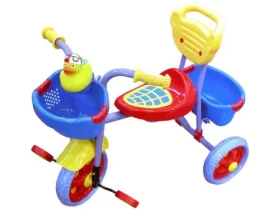 MaDe 93217 - Trojkolka s kačičkou, farebná
