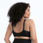 Základná dojčiaca podprsenka s kosticami 5068 čierna - Anita Maternity 001 black 75F