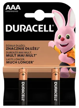 Duracell Basic AAA / Batéria / alkalická / 1,5 V / 2 ks (42321)