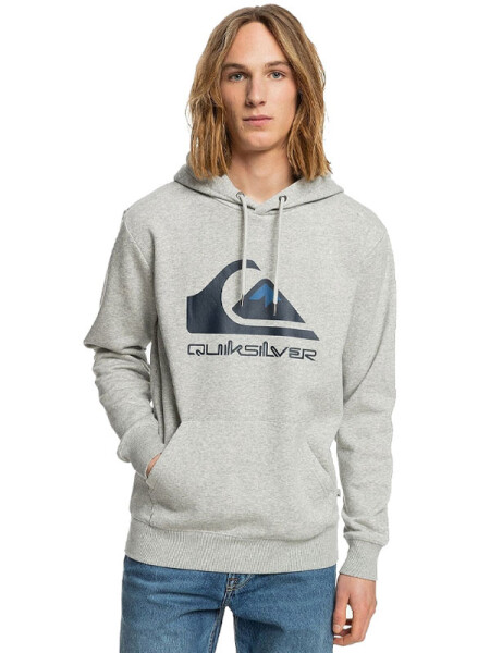 Quiksilver BIG LOGO ATHLETIC HEATHER pánska mikina cez hlavu - L