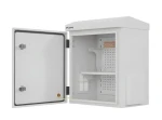 10" nástenná rack skriňa IP55 šedá / Nástenná skriňa / hermetická / 320x220x400 mm / montáž na stenu / stĺp (WAH1-3240-00S)