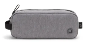 Dicota Eco Motion svetlo šedá / Puzdro na príslušenstvo / recyklovaný polyester / 23 x 9 x 8 cm (D31882-RPET)