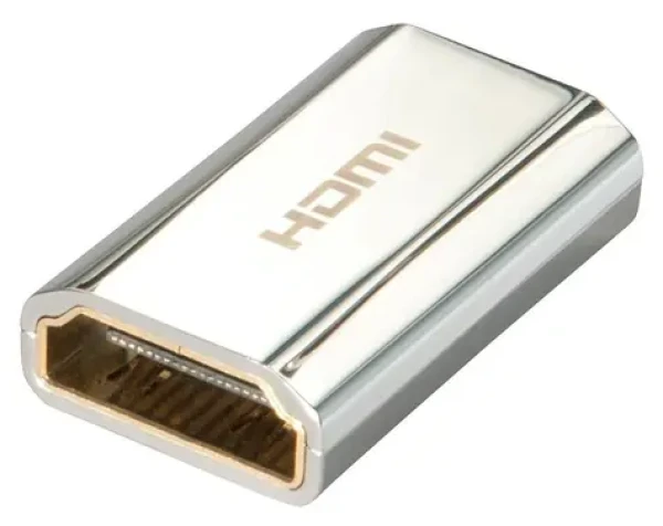 Lindy CROMO metalická / Redukcia HDMI / Female - Female (41509)