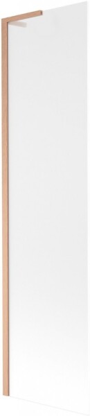 MEXEN/S - Next L vaňová zástena FIX 100 x 150, vzor, meď kartáčovaný 895-100-000-03-30-65