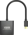 Vision Professional čierna / Adaptér / Mini DisplayPort - VGA / MM (TC-MDPVGA/BL)