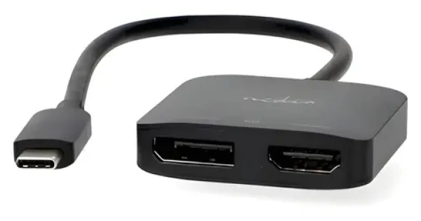 USB-C™ Adaptér | USB 3.2 Gen 1 | USB-C™ Zástrčka | DisplayPort Zásuvka / Výstup HDMI™ | 8K@30Hz | 0.20 m | Okrúhly | Poni (CCGB64385BK02)