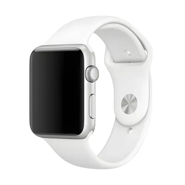 Mercury Silicone Strap Apple Watch 42/44/45 mm biela / Remienok / silikónový