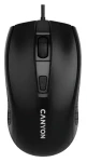 Canyon M-4 čierna / Myš optická / USB / 1600 dpi / 4 tlačidlá / symetrická (CNE-CMS4)