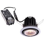 Deko Light 565192 COB LED vstavané svetlo En.trieda 2021: G (A - G) pevne zabudované LED osvetlenie 9 W Signálna biela (RAL 9003); 565192