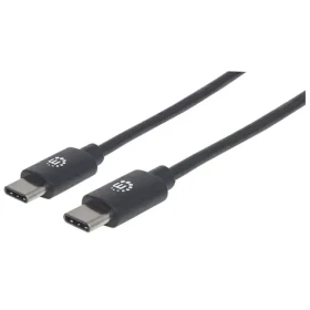 Manhattan USB-C kábel čierny 1 m / Kábel / USB 2.0 / 480 Mbit/s (353342)