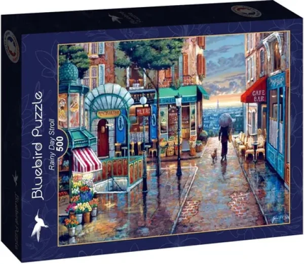 BlueBird Puzzle Daždivá denná prechádzka /500 dielikov/ od 12 rokov