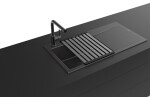VILLEROY & BOCH VILLEROY & BOCH - Keramický drez Villeroy &amp; Boch Subway Style 50, 335101R7, Pure Black 335101R7