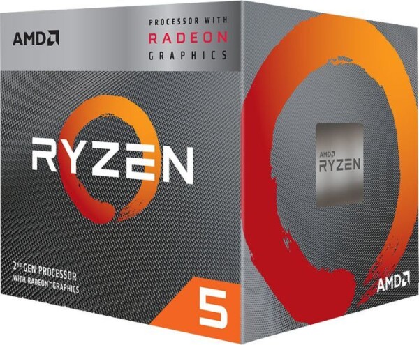 AMD Ryzen 3400G, (YD3400C5FHBOX)