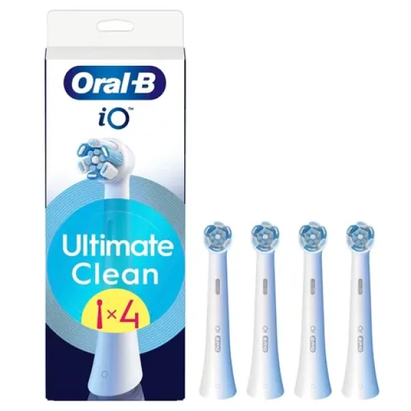 Oral-B iO Ultimate Clean biela 4 ks / Náhradné hlavice / pre Oral-B iO (602385)
