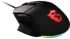 MSI Clutch GM20 Elite čierna / Herná optická myš / 6400 DPI / 6 tlačidiel / USB / RGB (S12-0400D00-C54)
