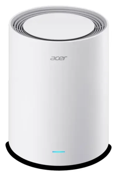 Acer Connect Ovia T360 biela / WiFi 7 Mesh router / BE3600 / Dual-Band 2,4 + 5 GHz / 3,6 Gbps / 1x WAN + 2x LAN 1 Gbps (FF.G38TA.002)