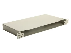 Equip 19" optická spojovacia skriňa šedá / Spojovací box / 1U / oceľ / bez čelného panelu / max. 48 vlákien (337112)