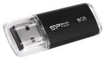 Silicon Power Ultima-II 8 GB čierna / Flash disk / USB 2.0 (SP008GBUF2M01V1K)