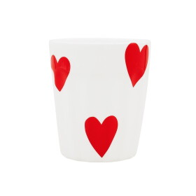 Eulenschnitt Porcelánový hrnek Hearts 290 ml – red