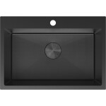 MEXEN - Solix oceľový drez 1-bowl 650 x 450 mm, čierna HC 6403651000-70HC