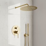 REA - Podomietková sprchová sada Foss Clif Brush Gold + BOX REA-P5647