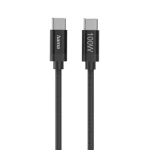 HAMA USB-C 2.0 kábel Fabric / 1,5 m / 100 W / opletený (201740)