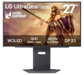 26.5" LG UltraGear 27GX790A-B čierna / OLED / 2560 × 1440 / 16:9 / 1.5M: 1 / 275cd-m2 / HDMI DP (27GX790A-B.AEU)