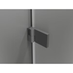 MEXEN/S - Lunar-B L sprchové dvere krídlové pravé 125, transparent, grafit metal 832SL-125-050-95-00-P