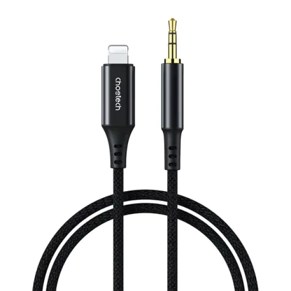Choetech AUX007 Lightning (M) - Jack 3.5mm (M) 1 m čierna / Audio kábel / prepojovací