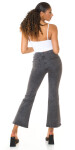 Trendy Highwaist flared Jeans black